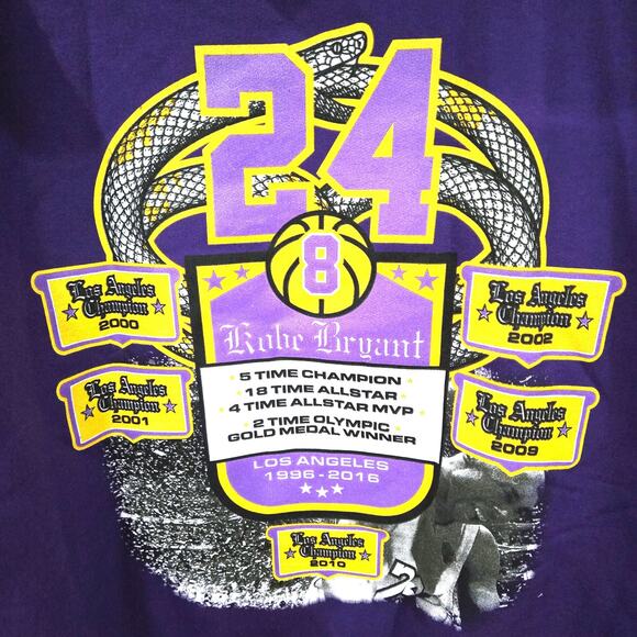 HeadGear Classics Nostalgia Co. Sz XL Purple Kobe Bryant Hoodie - Picture 7 of 11